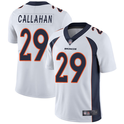 Men Denver Broncos #29 Bryce Callahan White Vapor Untouchable Limited Player Football NFL Jersey->denver broncos->NFL Jersey